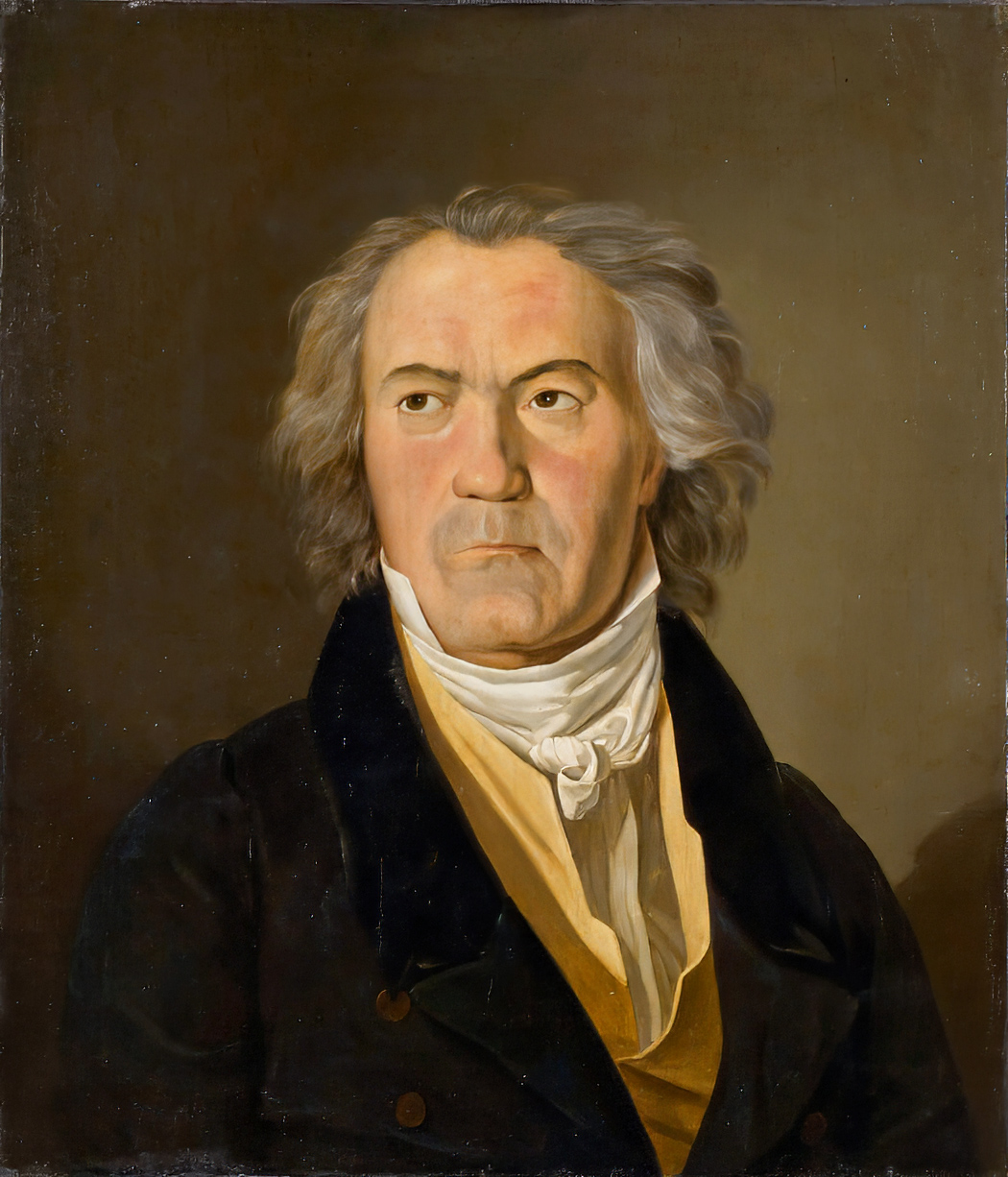 Beethoven | 1823 portrait by Ferdinand Georg Waldmüller (1793-1865) | Kunsthistorisches Museum Wien