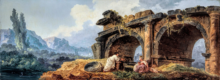 Arches in Ruins | Hubert Robert (1733–1808) | MET classical mural