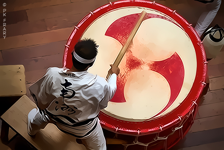 taiko drum ©Peter Frary taiko