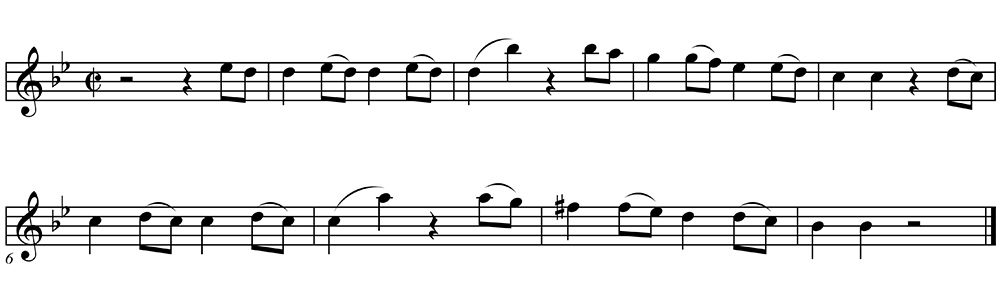 First Theme from Symphony No. 40