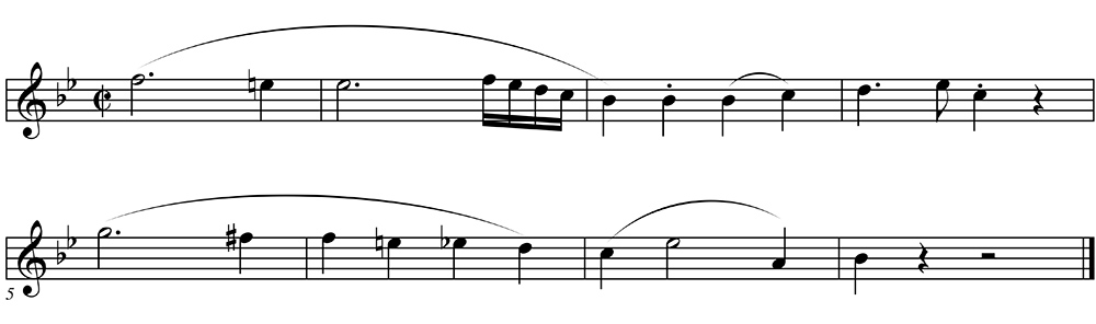 Second Theme from Symphony No. 40