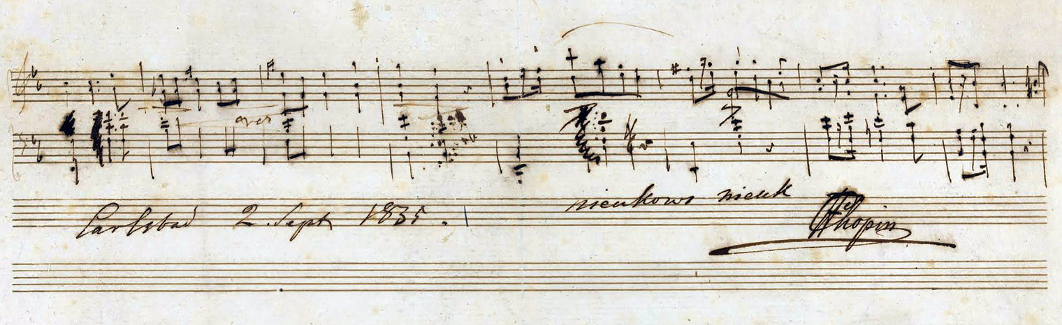 Chopin Autograph