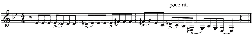 repeated note theme