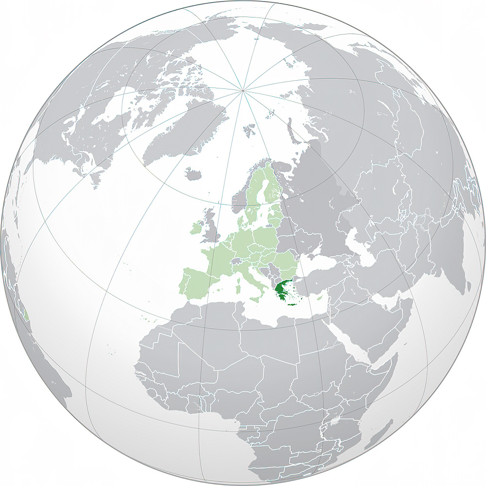 Greece (dark green) | Ancient Greece began as a northeastern Mediterranean civilization circa 12th–9th centuries BCE. | Wikimedia Commons
