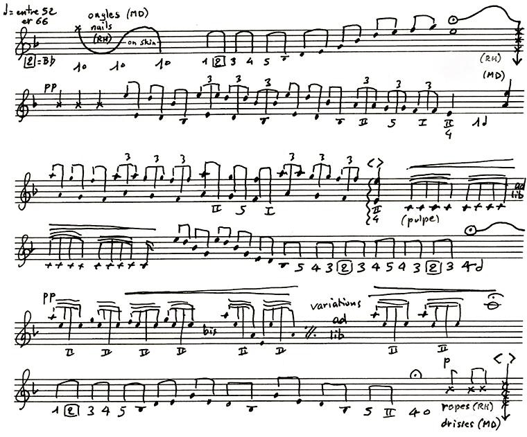 Kora sheet music
