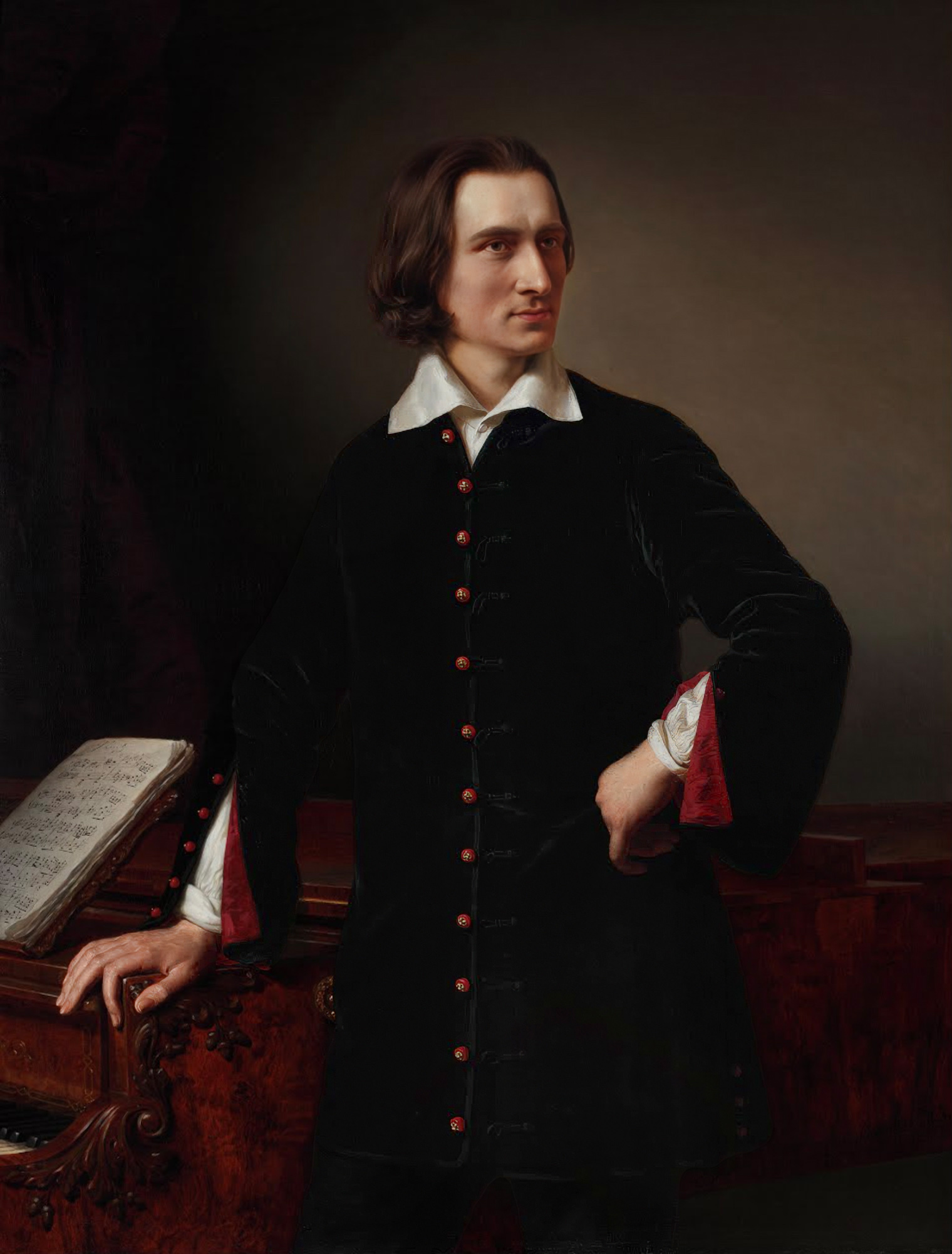 Franz Liszt (1847) | Miklós Barabás (1810-1898) | Hungarian National Museum