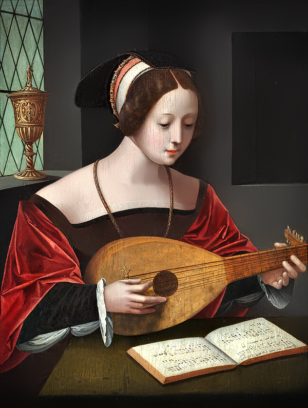 St. Mary Magdalene with a Lute