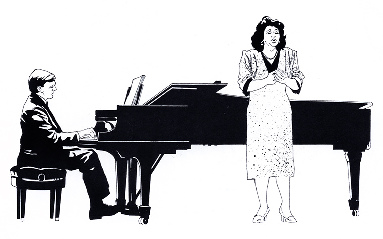 Lieder Singer | Dover Clip Art Series